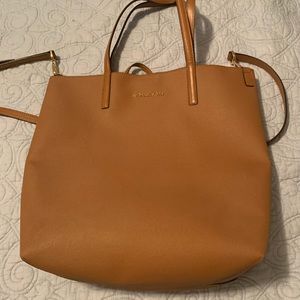 Michael Kors Camel Tote with attached zipper pouch